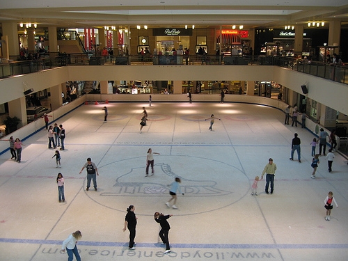 Lloyd Center ice skating