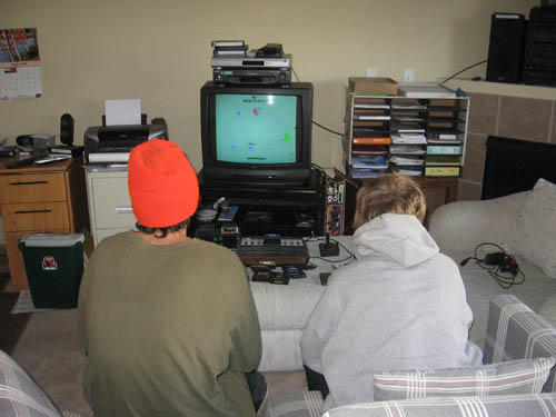 Atari 2600 SKIING game