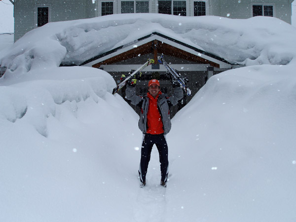 Robert Anderson snow covered lodge