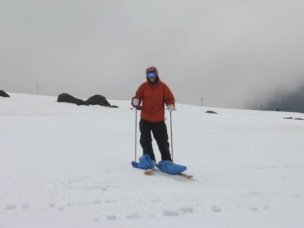 Bill Whalley saves 2 salt bags from gravity