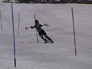 Violet Anderson slalom drill